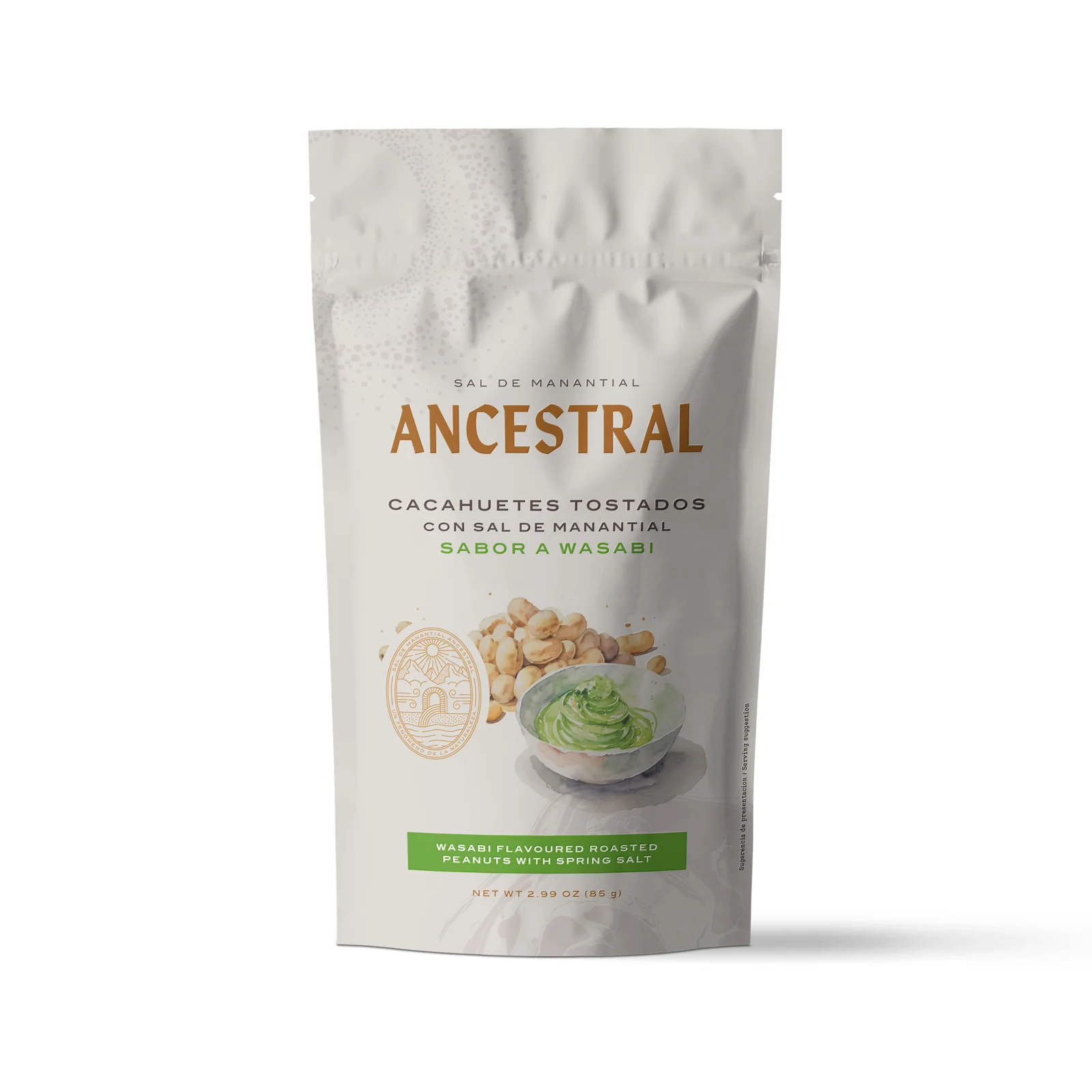 Cacahuete Tostado Natural Sabor Wasabi 85 G