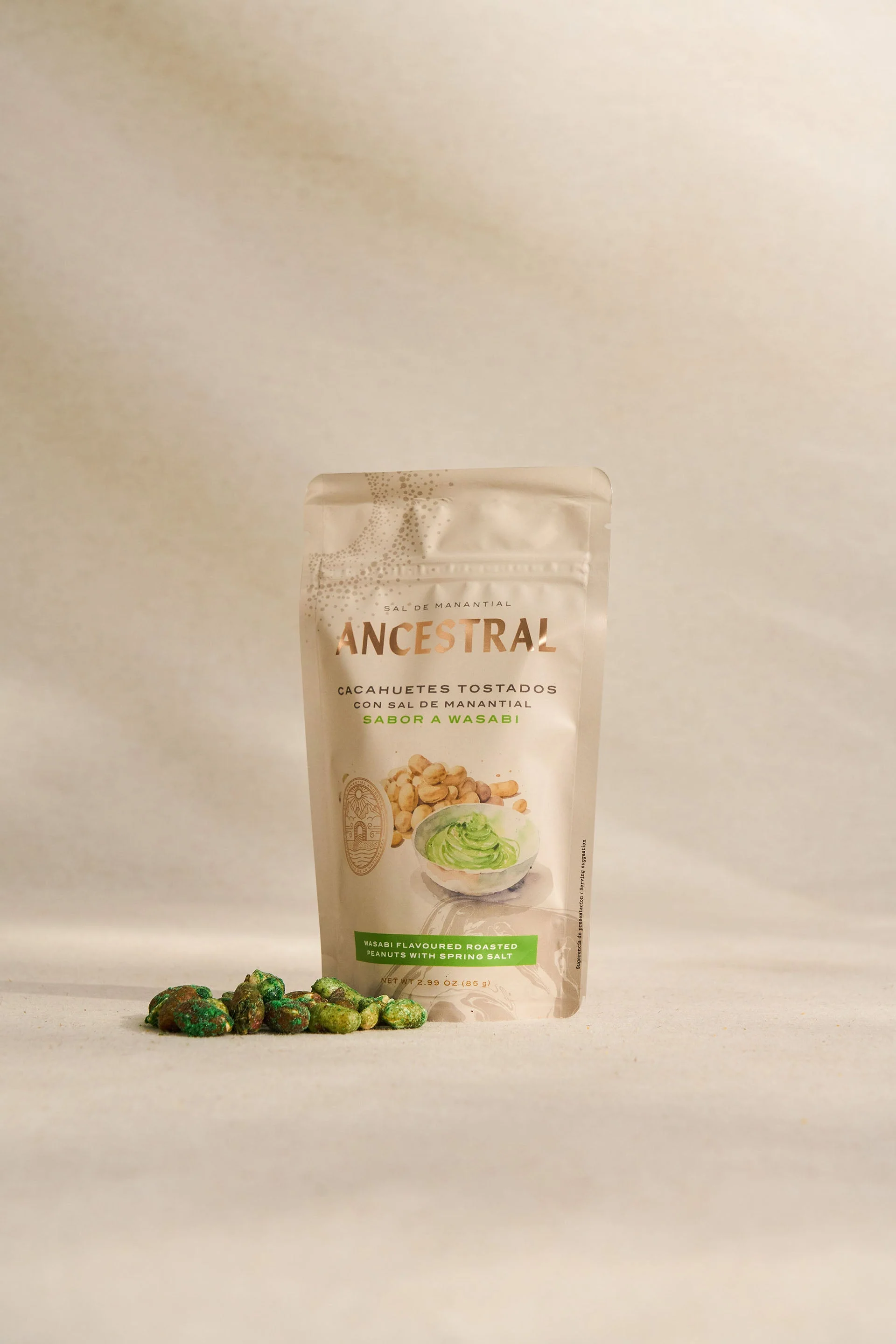 Cacahuete Tostado Natural Sabor Wasabi 85 G - Image 2