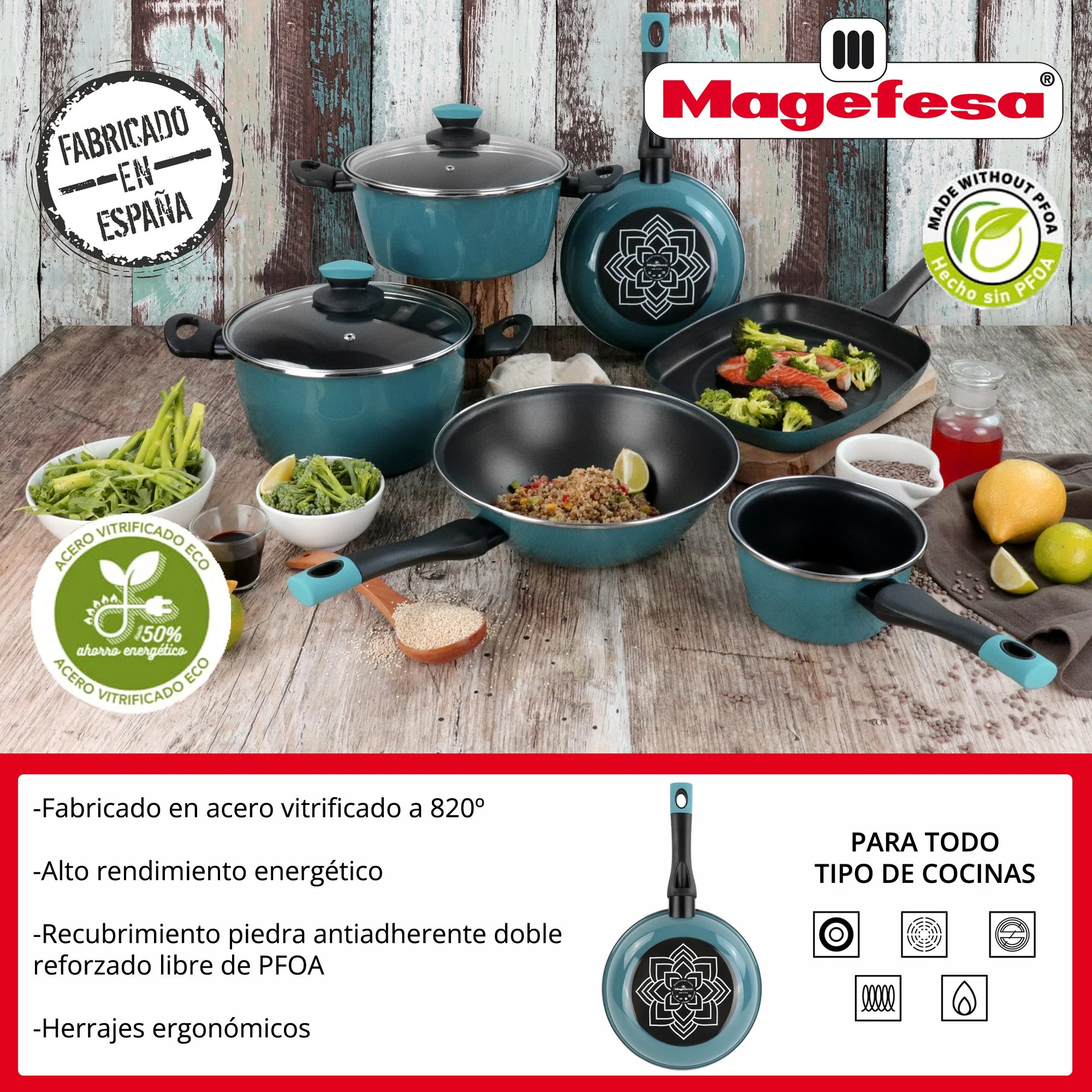Cacerola lotus Ø24cm Con Tapa De Vidrio - Image 3