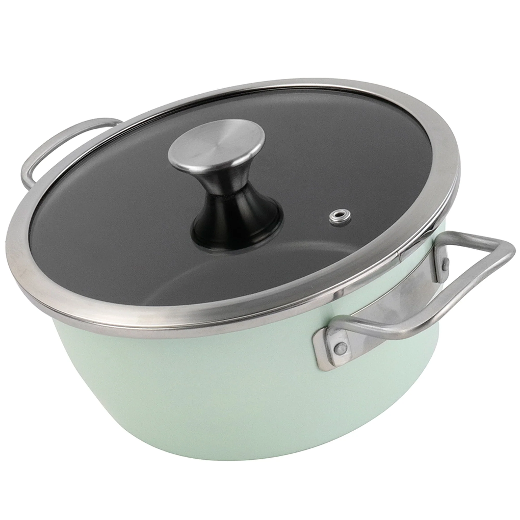 Cacerola nordic Verde Ø28cm Con Tapa De Vidrio - Image 5