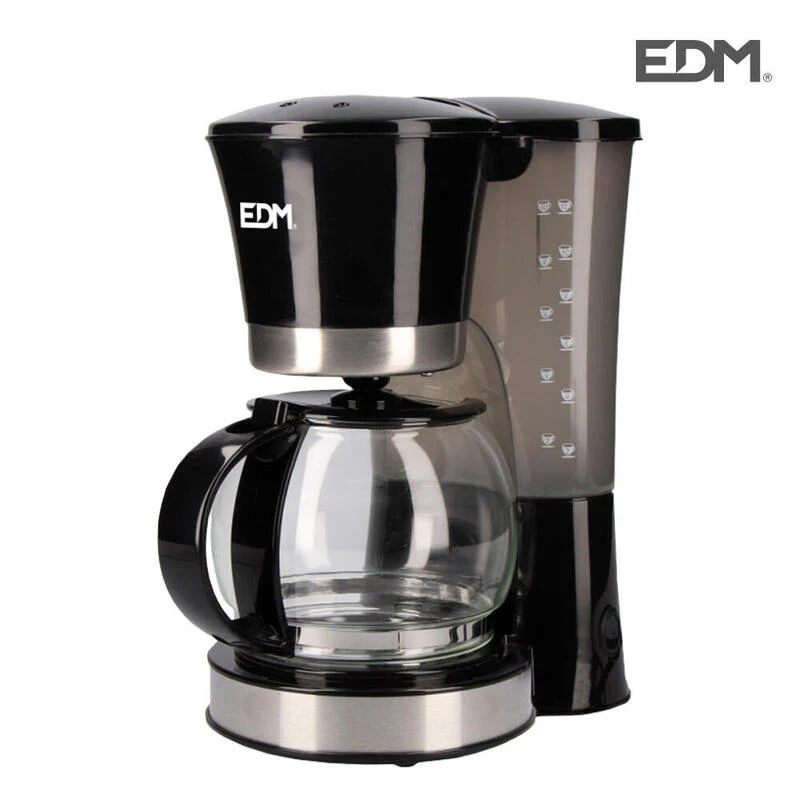 Cafetera De Goteo 12 Tazas 800w 16x23,5x29,5cm Edm