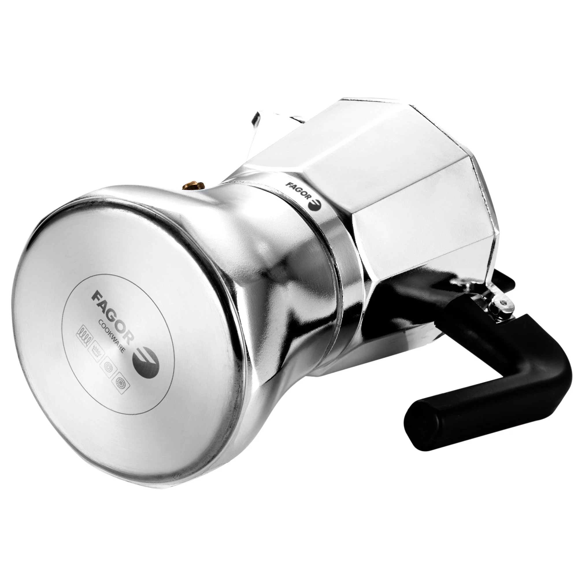 Cafetera Italiana Inducción, Aluminio, Todo Tipo Cocinas, Vitrocerámica, Gas, Fagor - Image 5