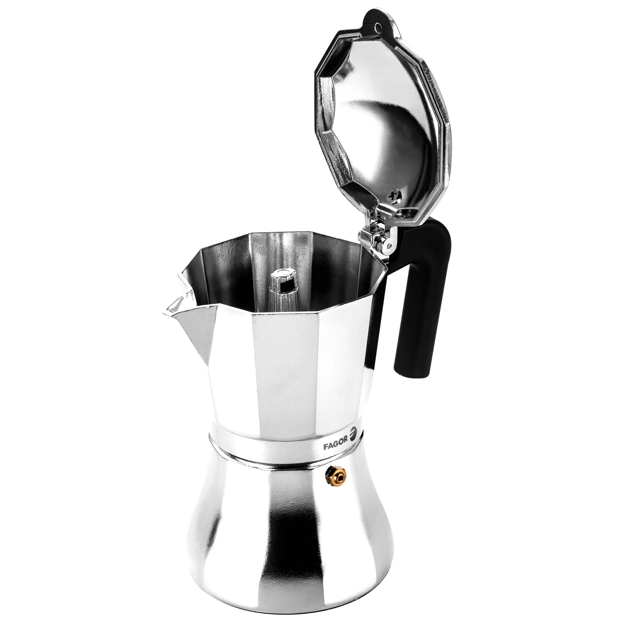 Cafetera Italiana Inducción, Aluminio, Todo Tipo Cocinas, Vitrocerámica, Gas, Fagor - Image 6