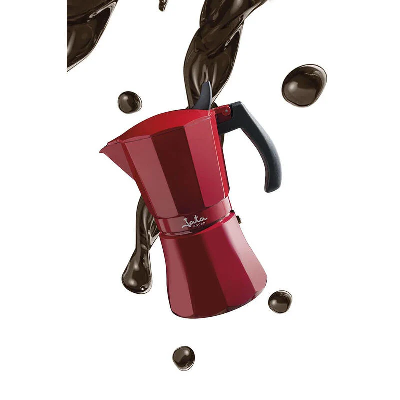Cafetera Italiana Jata Hogar Hcaf2006/ 6 Tazas/ Roja Vulcano - Image 4