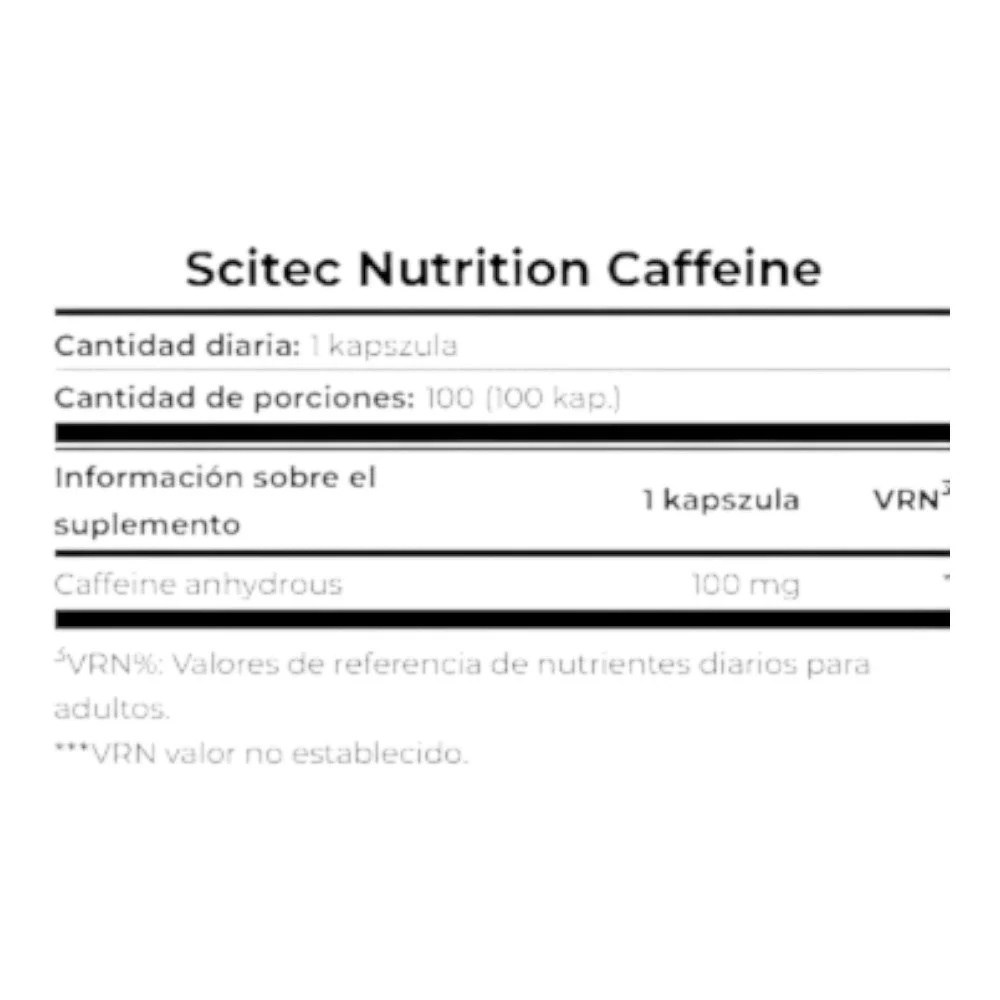 Caffeine 100 Caps - Image 2