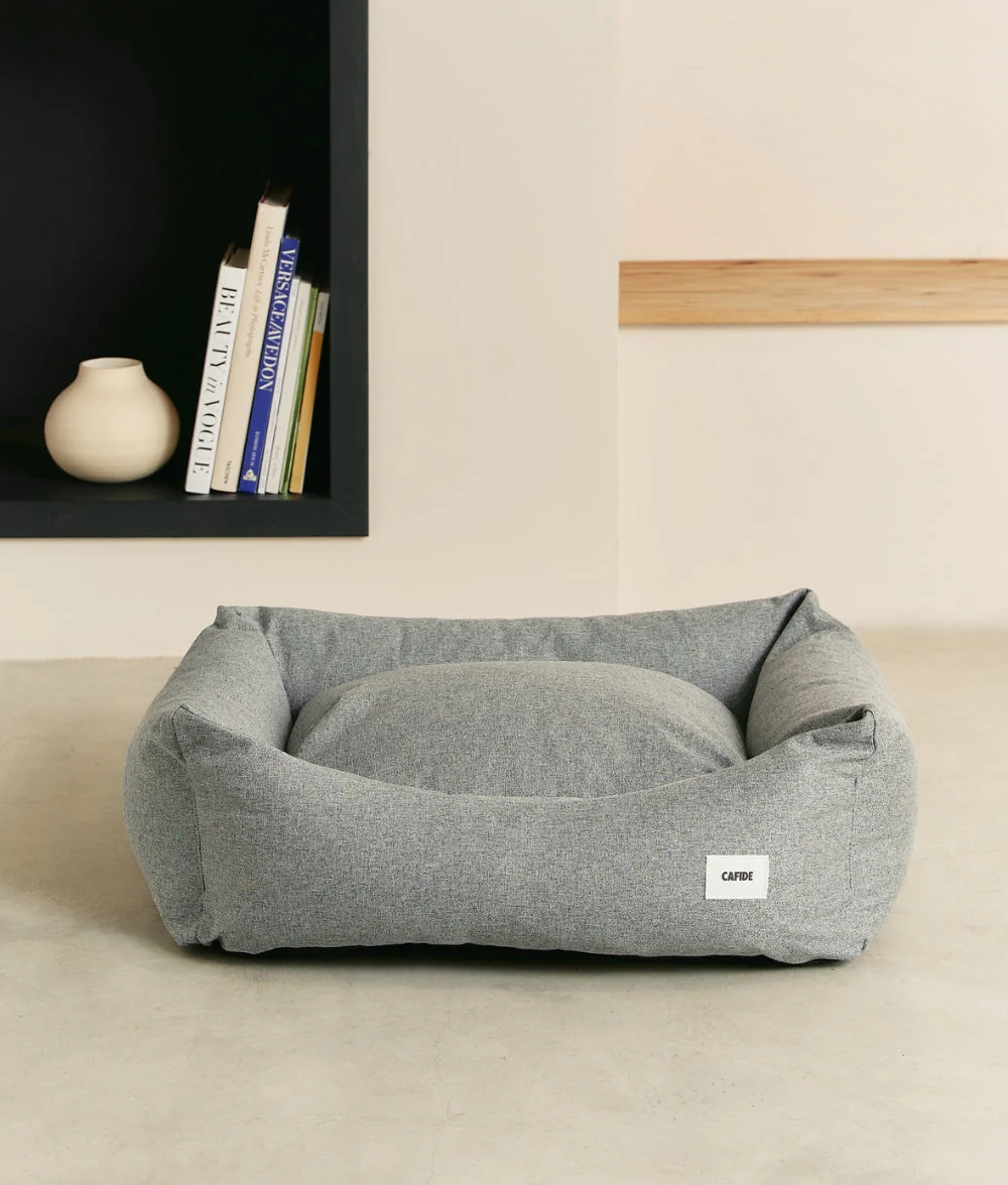 Cafide Cama De Material Reciclado Para Perro Con Tejido Basic Gris. Modelo Snozy. - Image 4