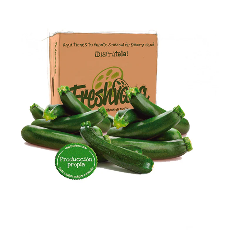 Caja De Calabacín Ecológico Freshvana 6 Kg