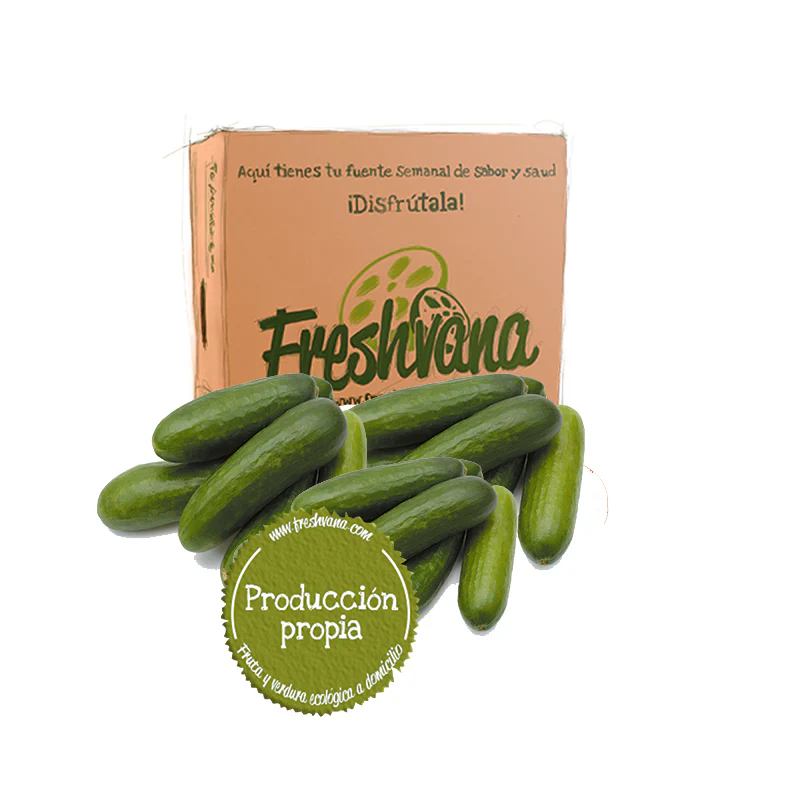 Caja De Pepino Snack Ecológico Freshvana 2 Kg