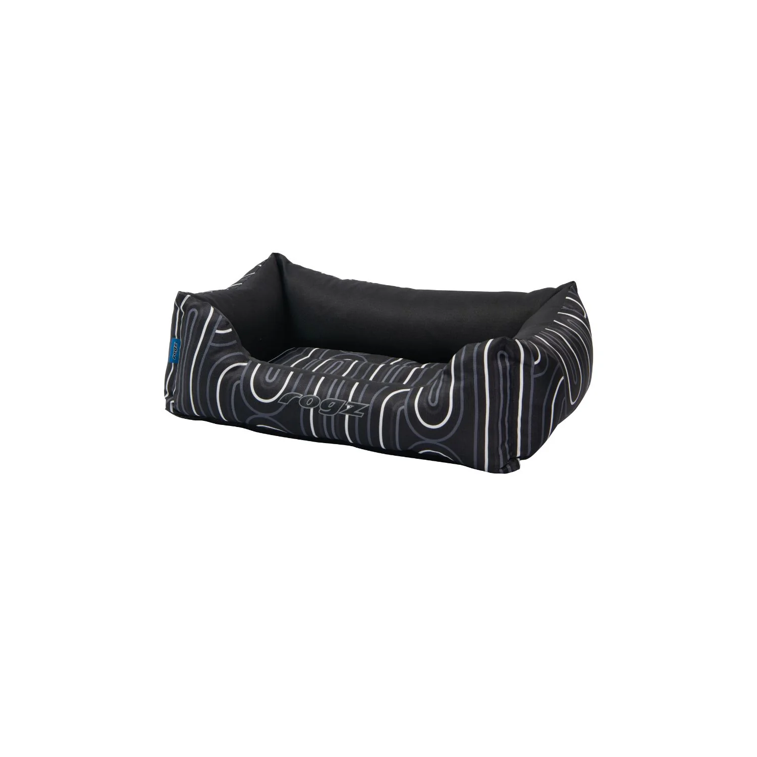 Cama Para Perro Rogz Graphix 76x51x26cm Estampado Arcos Talla M (12-22kg)
