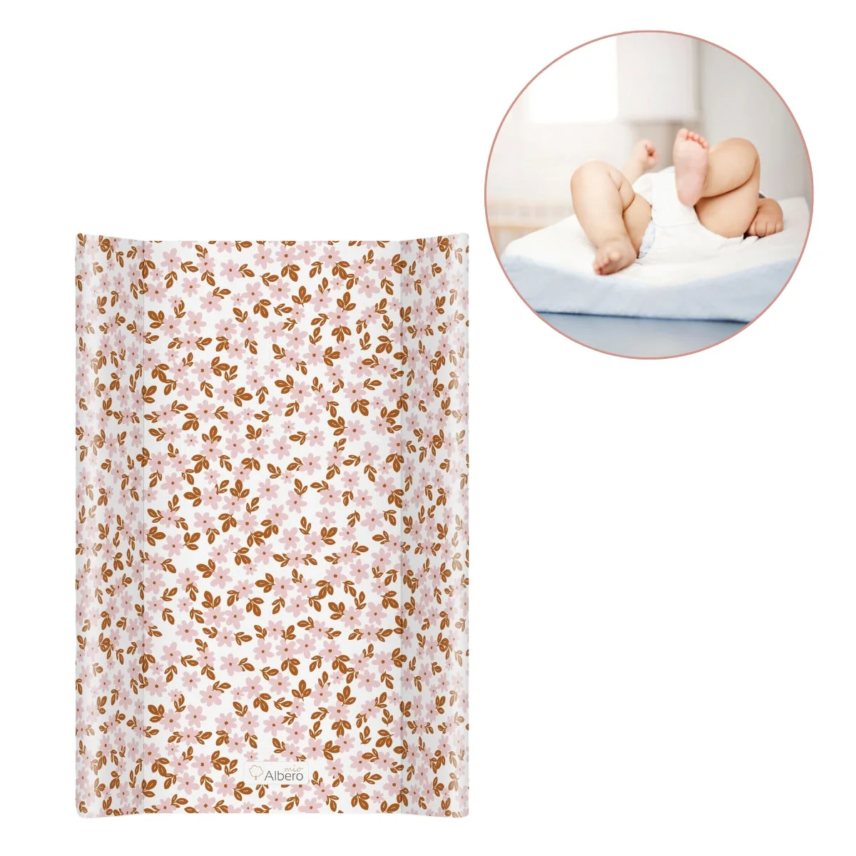 Cambiador Base Rígida Para Cuna 70x47 Retro Flower - Image 6