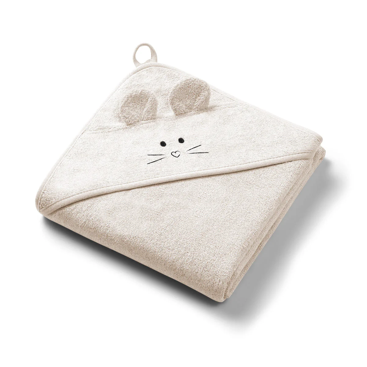 Capa De Baño Bamboo Xl Para Bebés Conejito Beige
