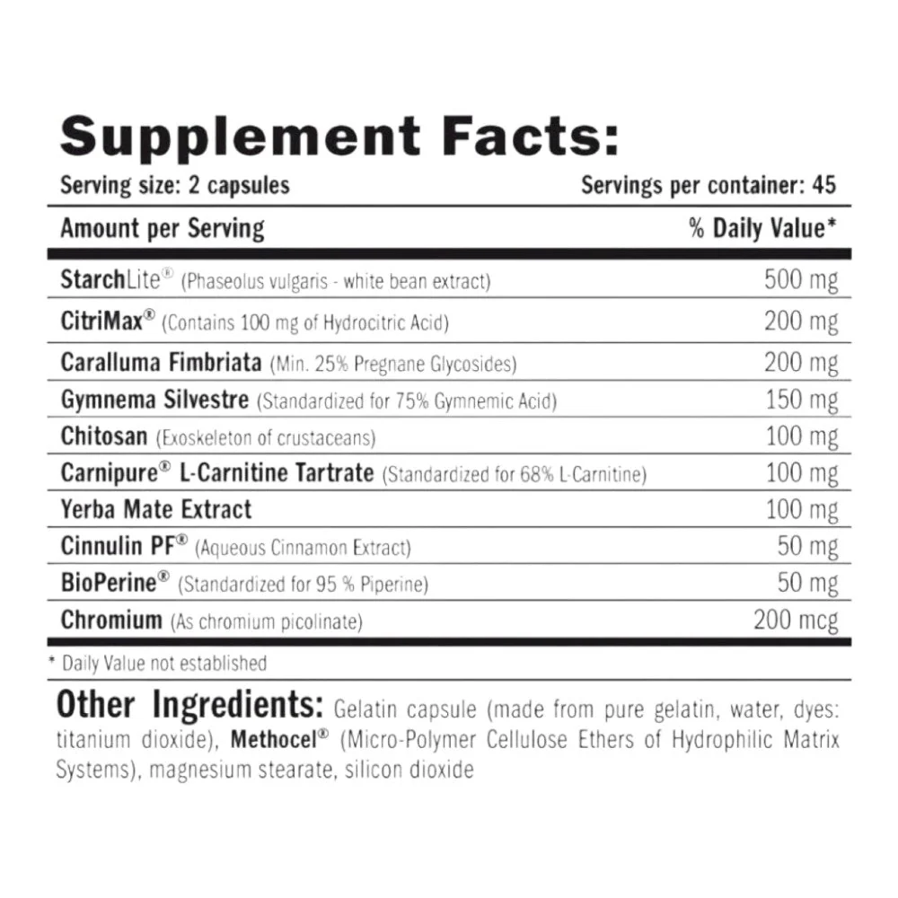 Carb Blocker 90 Caps - Image 2