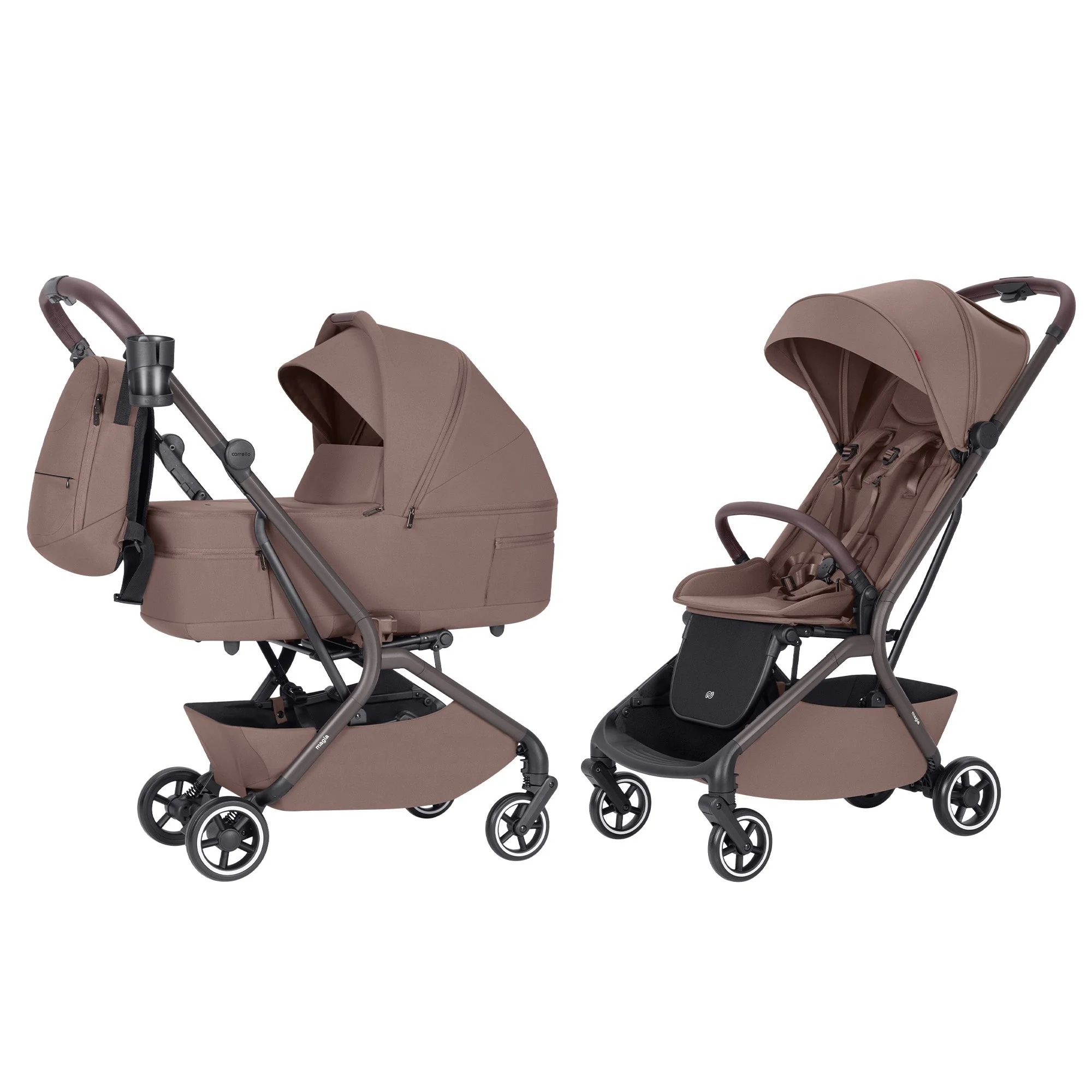 Carrello Carrito De Bebé Magia Dúo 2 En 1 Glace Pink