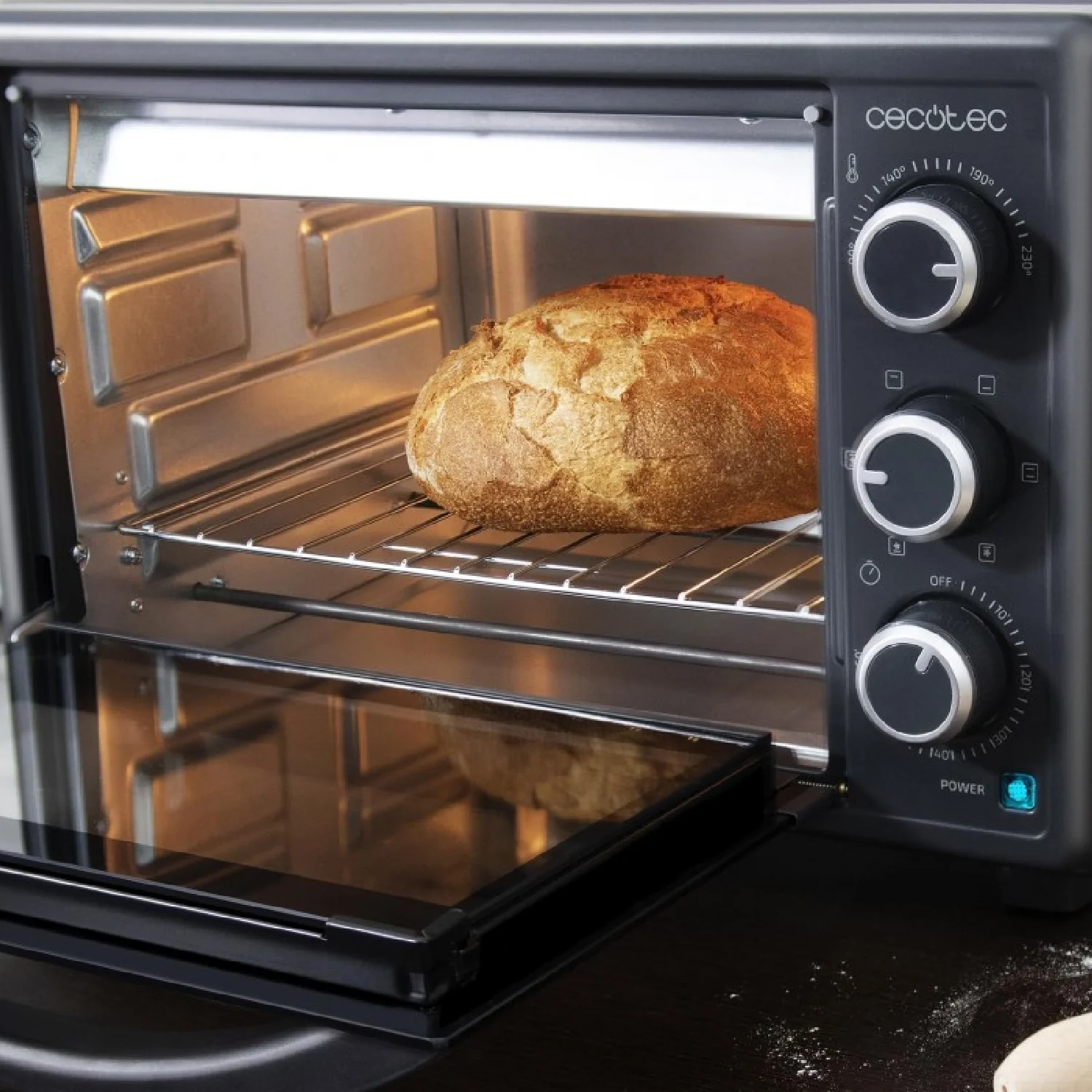 Cecotec Horno De Sobremesa Bake&toast 2600 Black 4pizza - Image 2