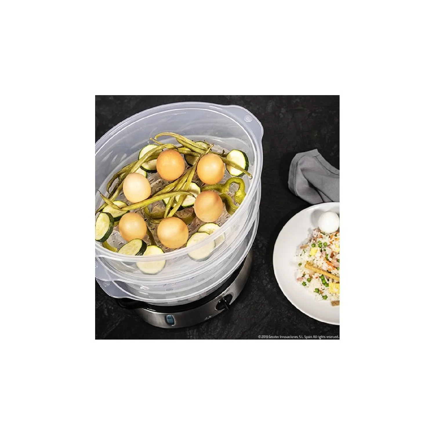 Cecotec Vaporera Vaporera Vapovita 3000 Inox - Image 4