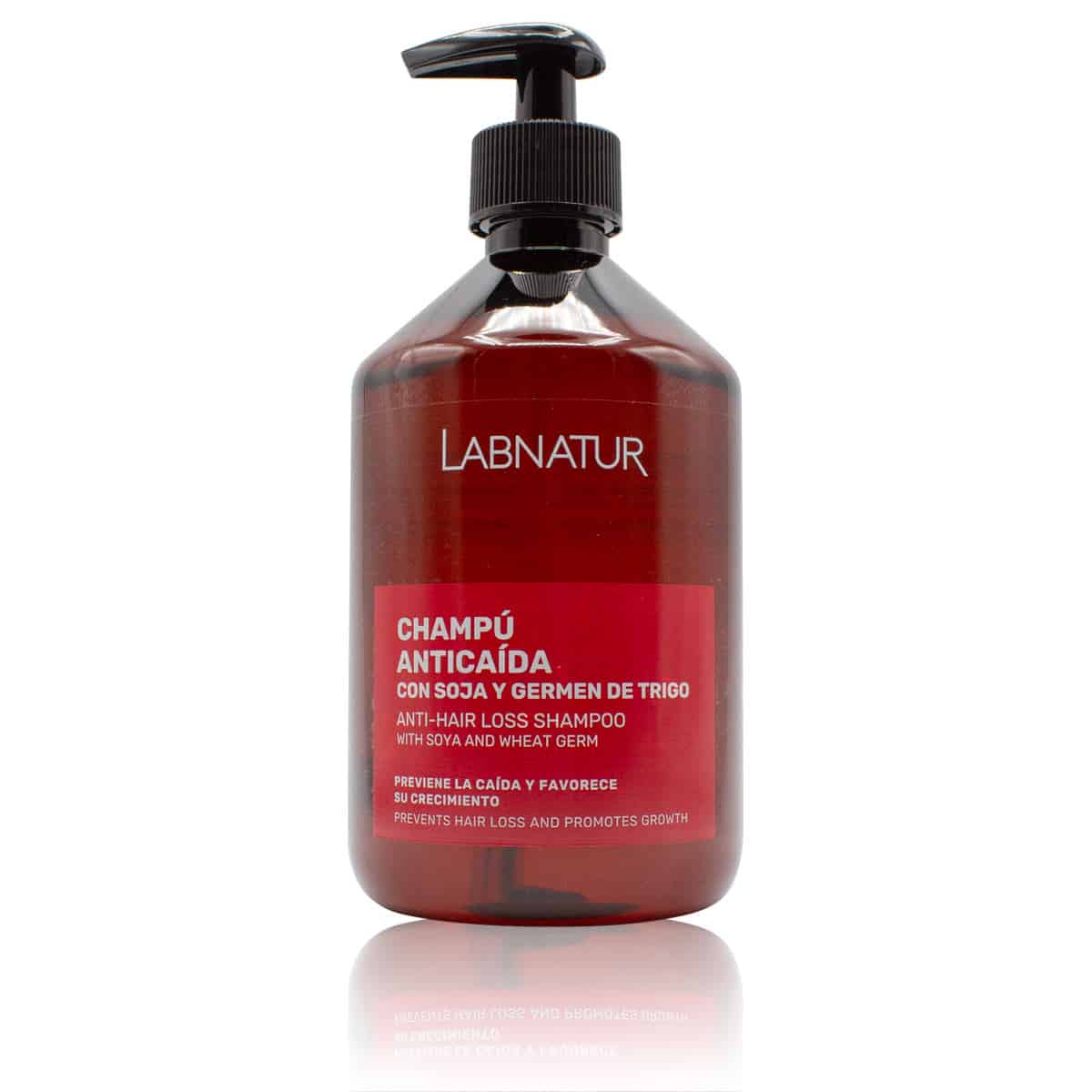 Champú Anticaída Soja y Germen de Trigo Labnatur 500 ml | Fortalecedor | Cuidado Capilar