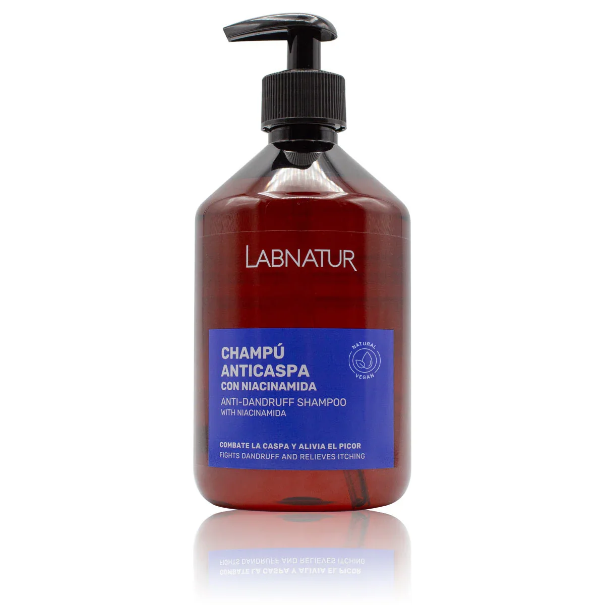 Champú Anticaspa Niacinamida Labnatur 500 ml | Cuidado del Cuero Cabelludo | Limpieza Capilar