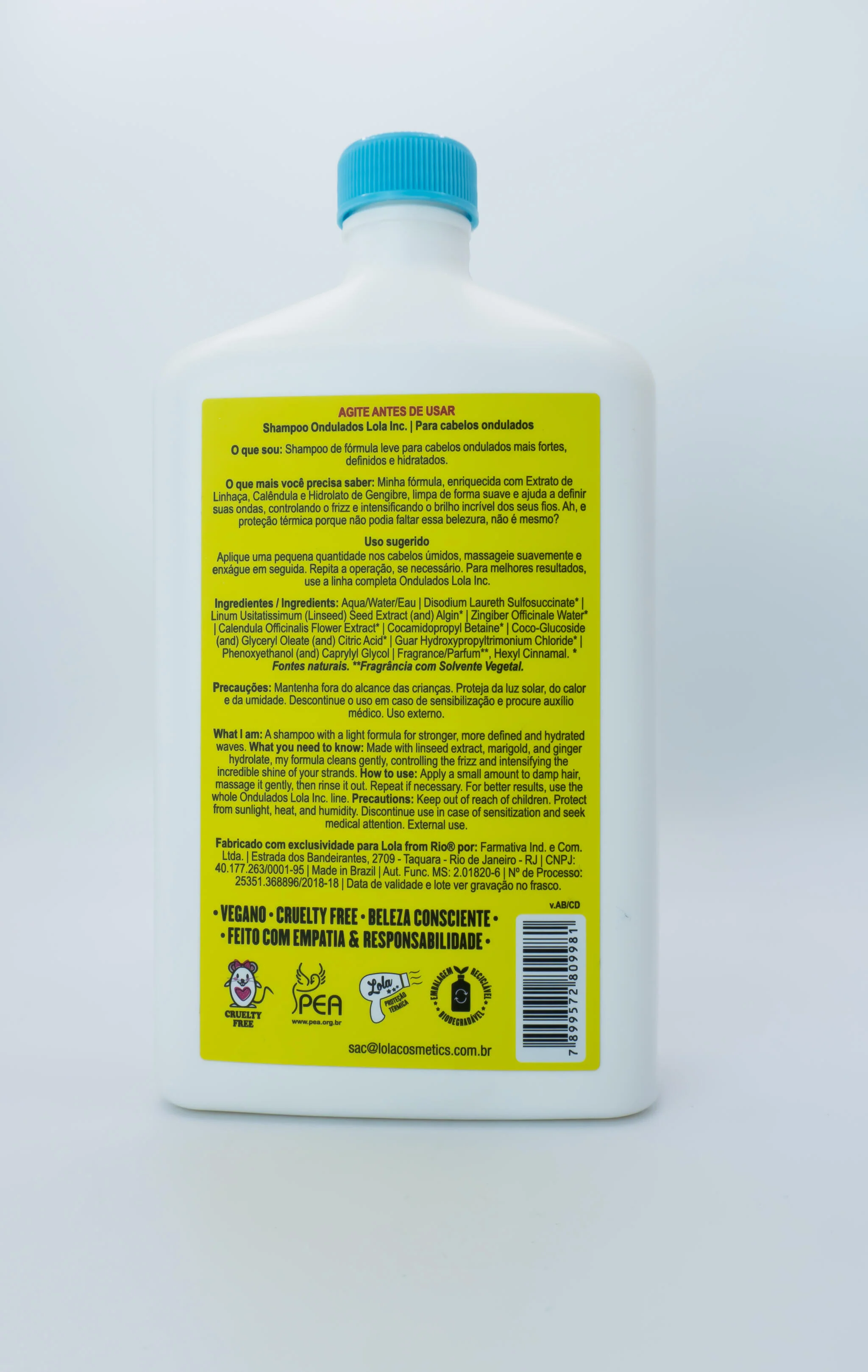 Champú Definición Ondulados Lola Inc. Lola Cosmetics 500ml - Image 2
