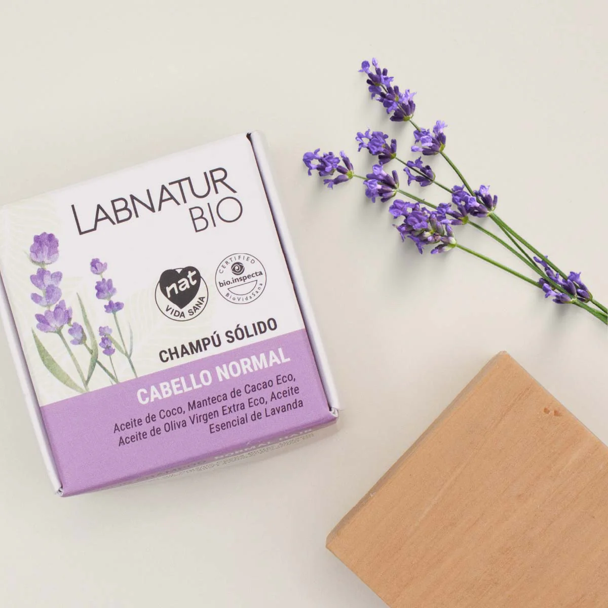 Champú Sólido Bio Cabello Normal Labnatur 75 g | Limpieza Suave | Cuidado Capilar Natural - Image 4