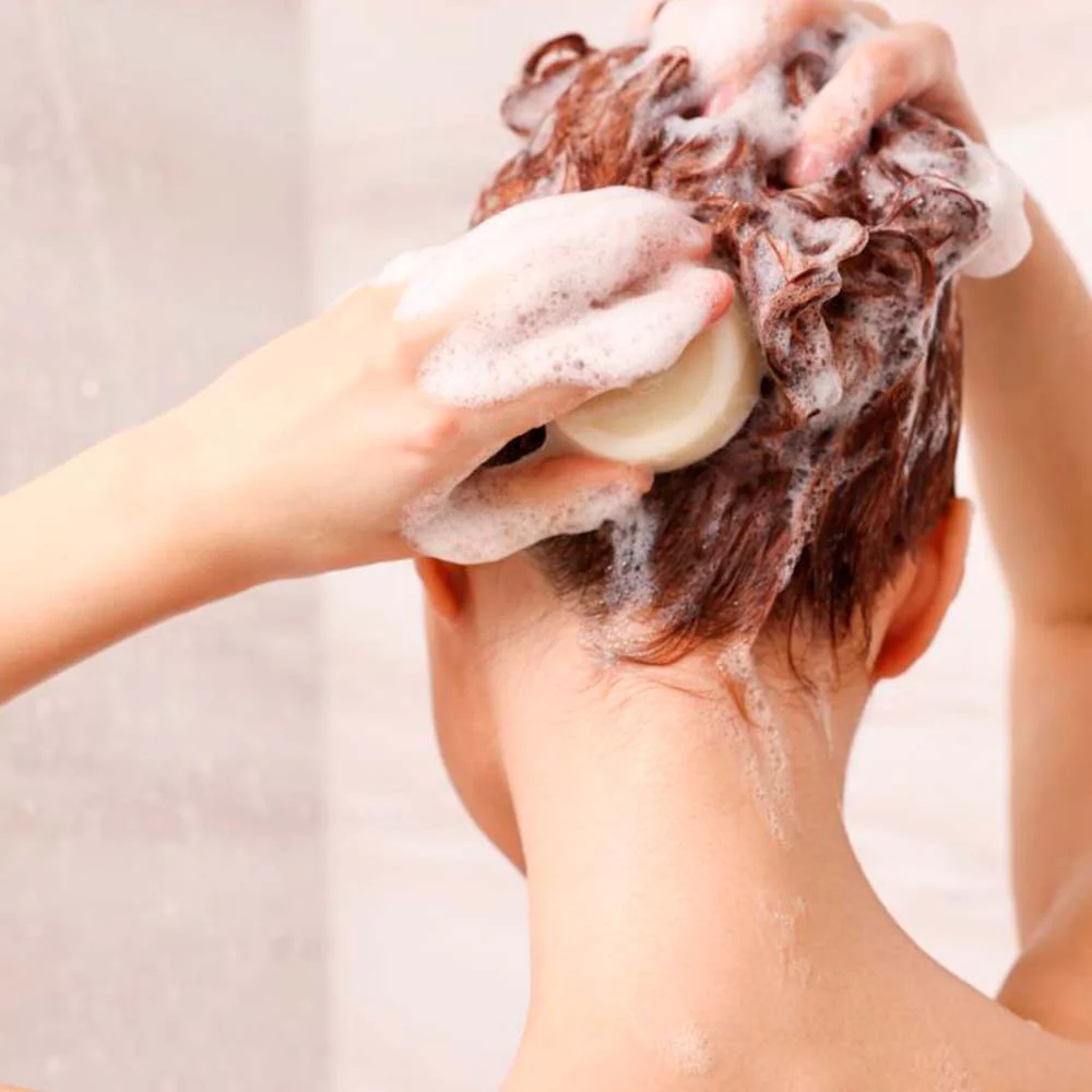 Champú Sólido para Cabello Graso - 100% Natural - Con Betaína y Sal Marina - Limpia y Regula el Exceso de Grasa - 1 ud. - Image 2