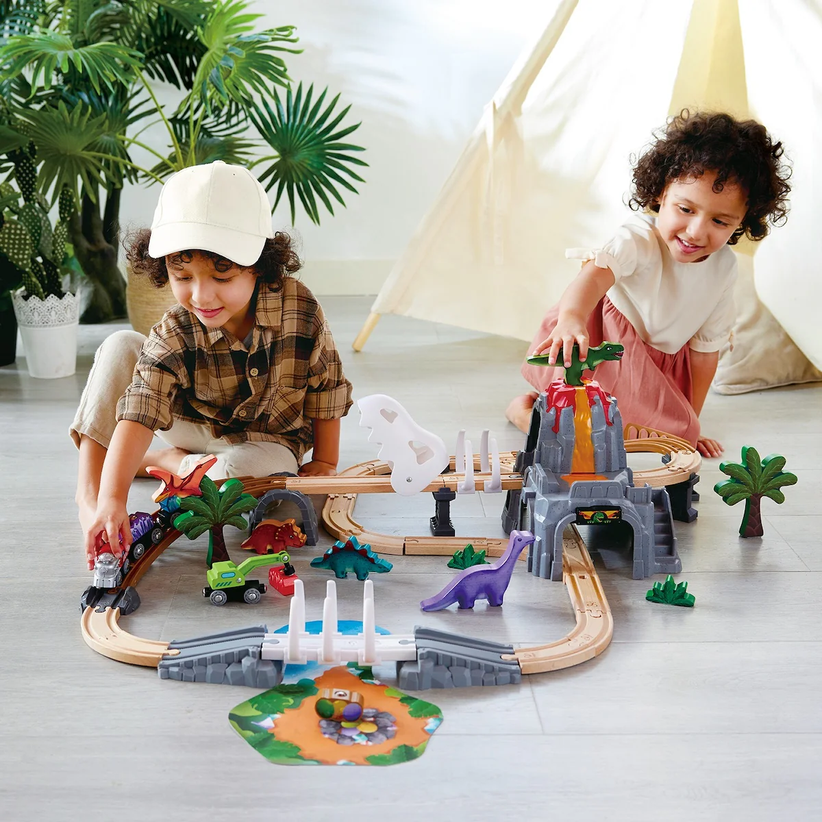 Circuito Tren Aventura Dino Hape - Image 3