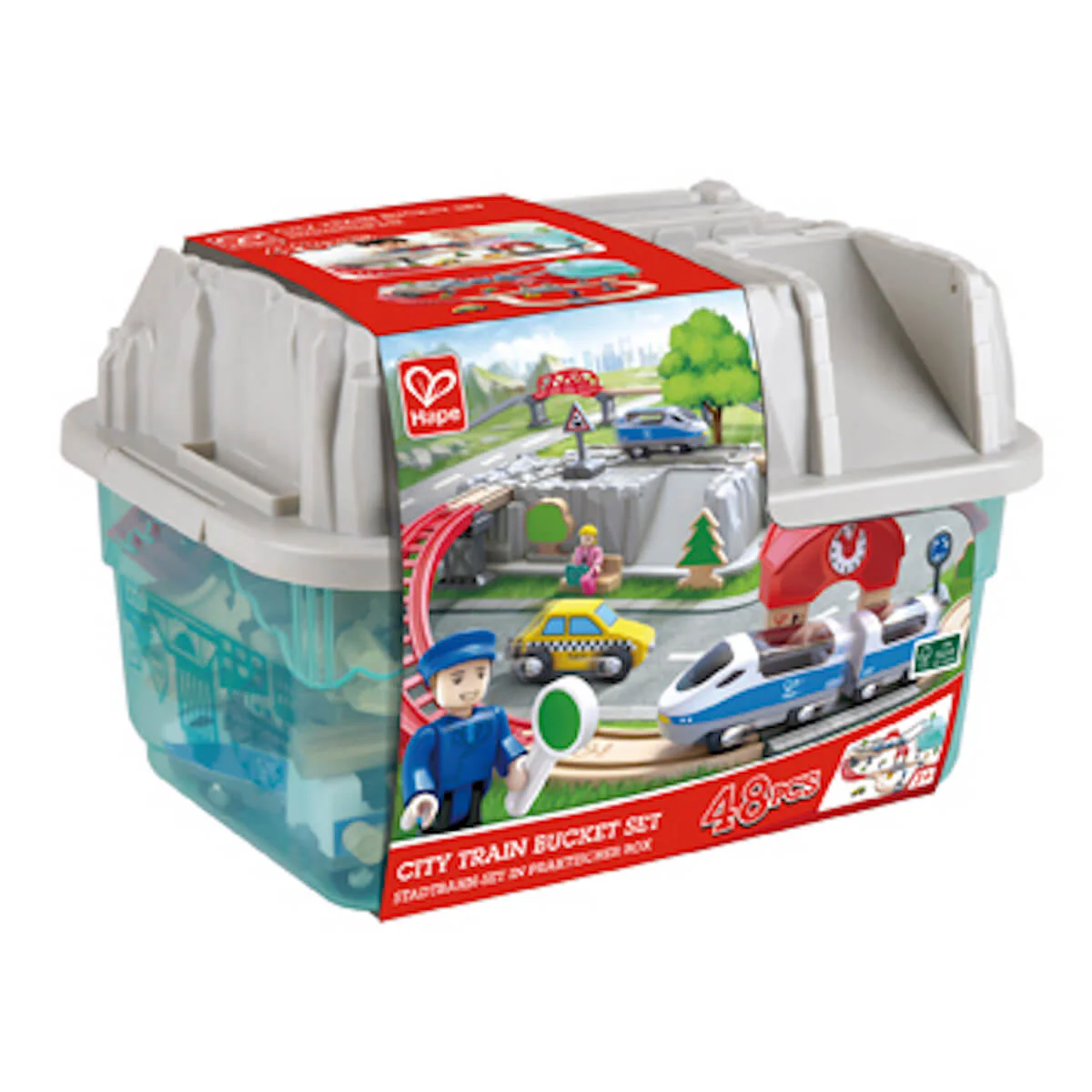 Circuito Tren City Train Bucket Hape - Image 3