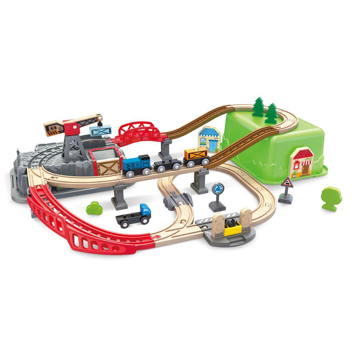 Circuito Tren Railway Bucket Hape