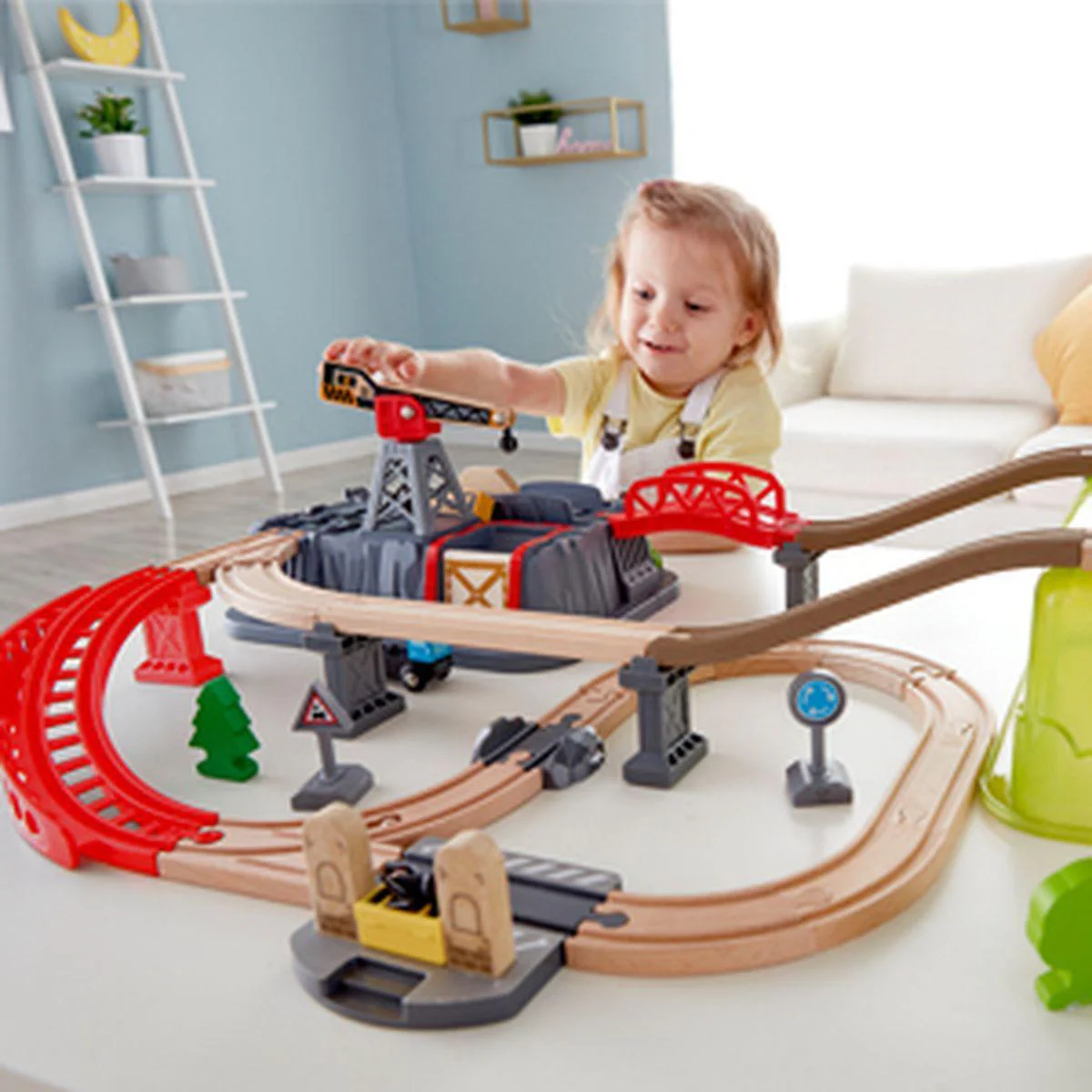 Circuito Tren Railway Bucket Hape - Image 4