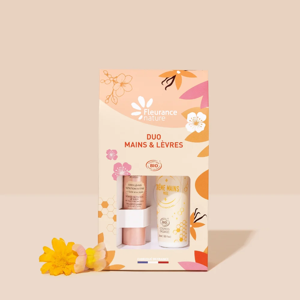Cofre Duo Stick Labios 4g + Crema Manos Miel 30ml - Día de la Madre