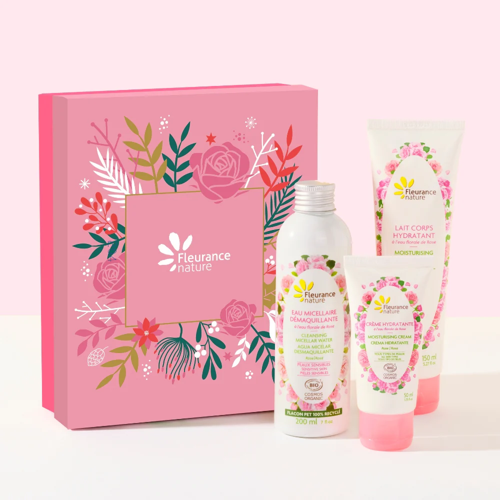 Cofre Rosa Delicado (leche Hidratante 150ml - Agua Micela 50ml - Crema 50ml) - Día de la Madre
