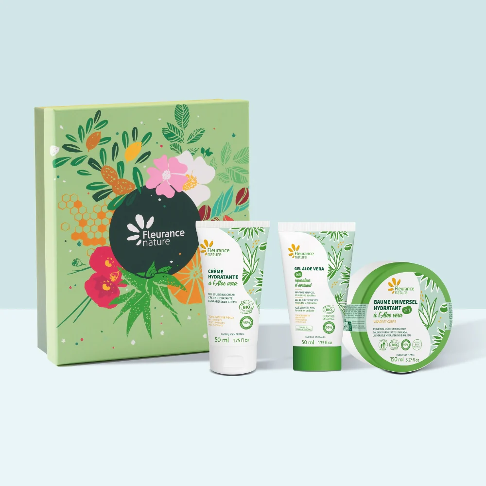 Cofre Suavidad De Aloe Vera (bálsamo 150ml - Crema Hidratante 50ml - Gel Aloe Vera 50ml)