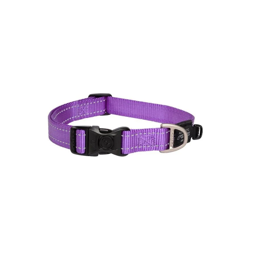 Collar Para Perro, Modelo Classic De Rogz Color Lila. Talla Xl (39-64kg)