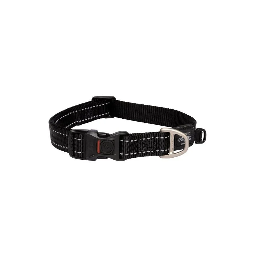 Collar Para Perro, Modelo Classic De Rogz Color Negro. Talla M (12-22kg)