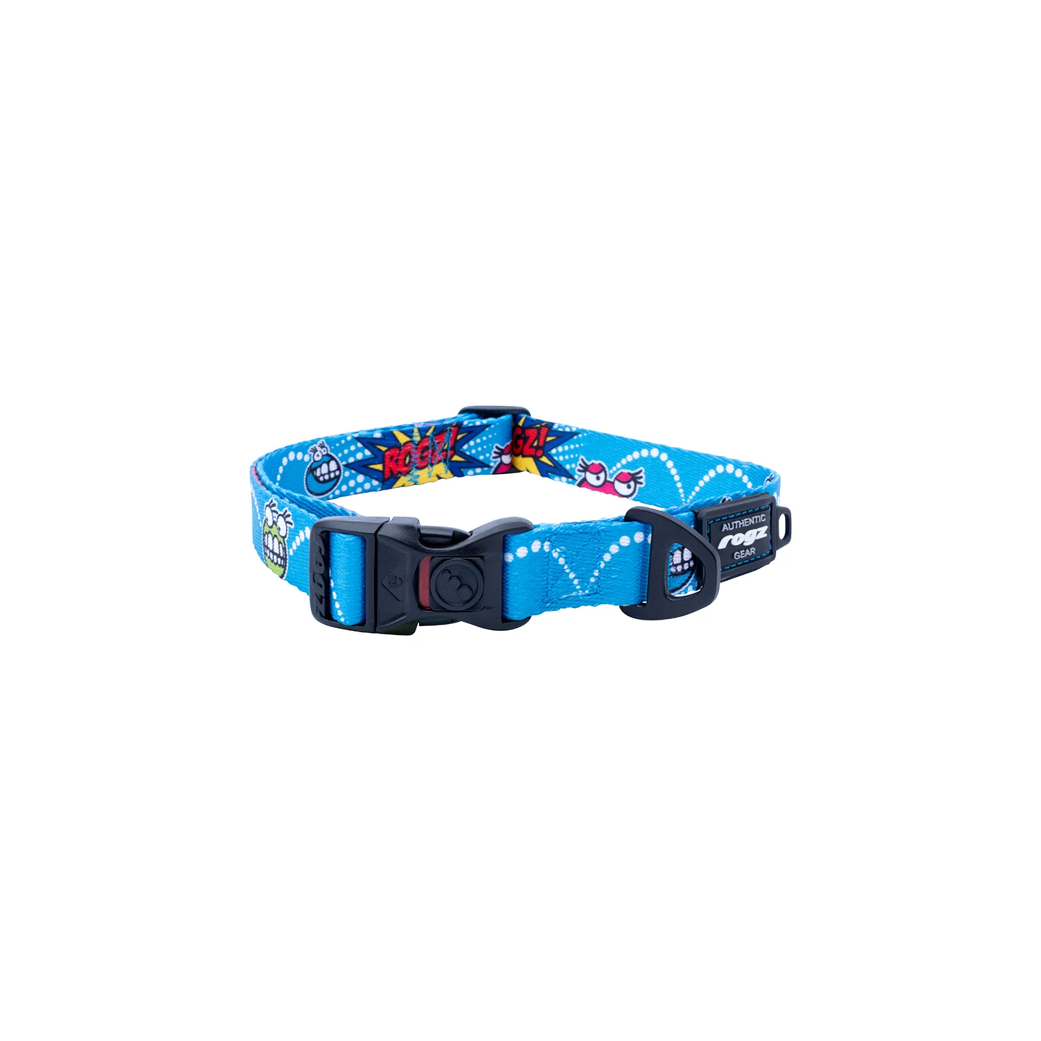 Collar Para Perro, Modelo Fusion De Rogz, Estampado Comic Azul. Talla L (21-40kg) - Image 3