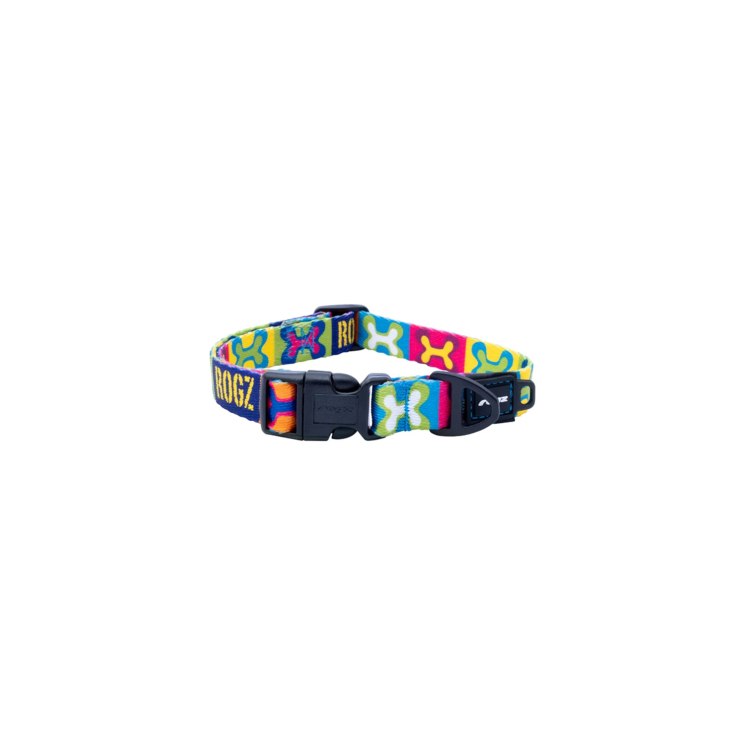 Collar Para Perro, Modelo Fusion De Rogz, Estampado Pop Art. Talla L (21-40kg) - Image 2