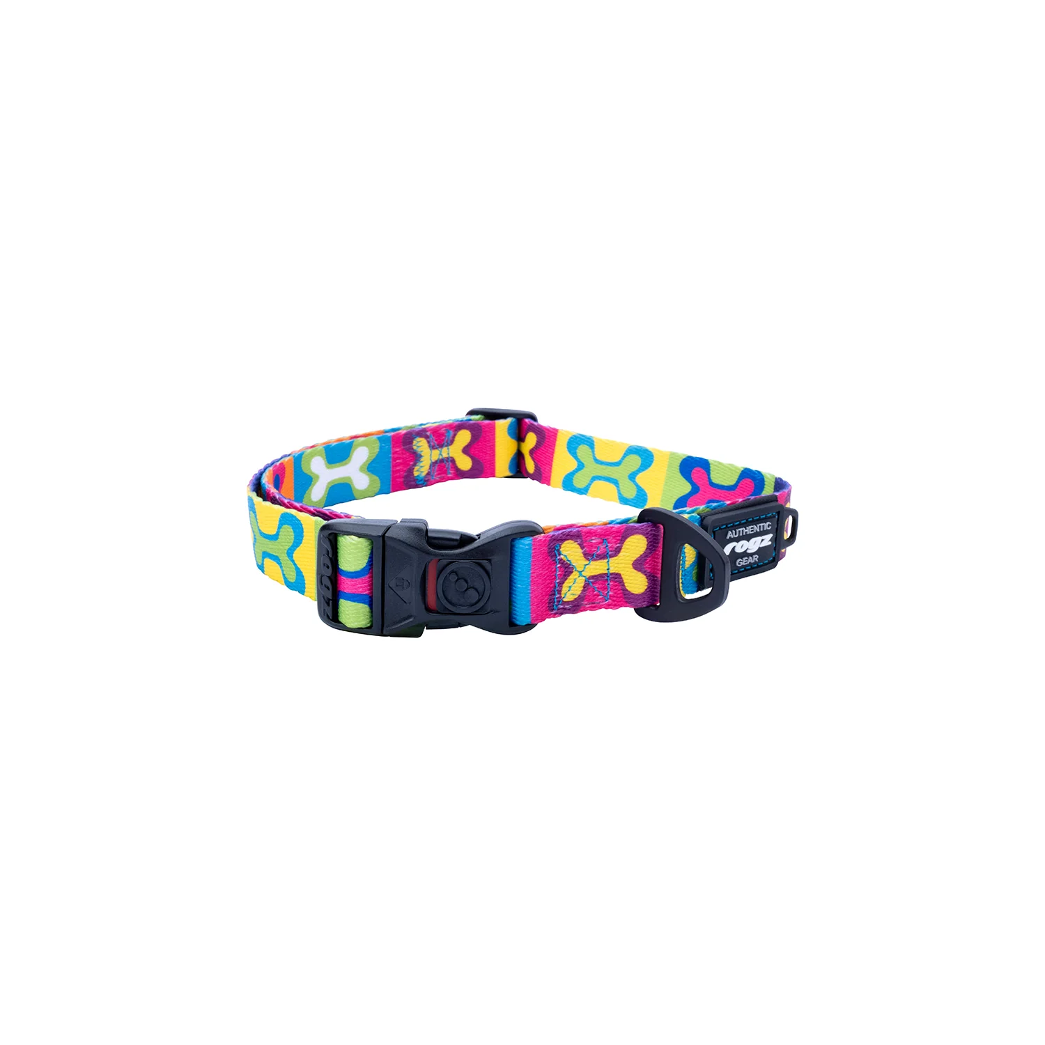 Collar Para Perro, Modelo Fusion De Rogz, Estampado Pop Art. Talla M (12-22kg) - Image 3