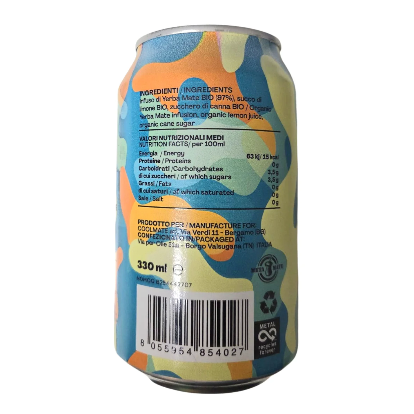 Coolmate Bebida De Yerba Mate Natural (33 Cl) - Image 2