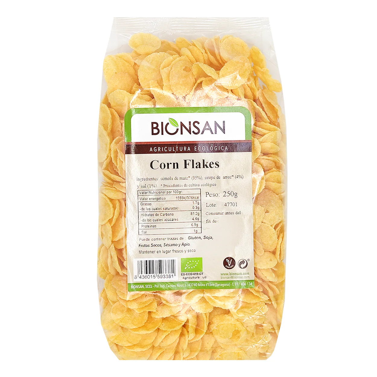 Corn Flakes Eco Bionsan 250gr