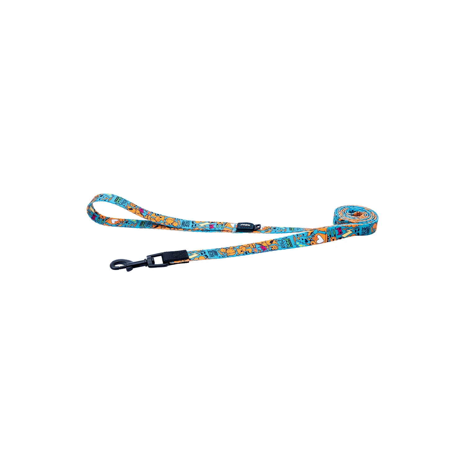 Correa Para Perro, Modelo Fusion De Rogz, Estampado Graffiti Azules. Talla Xl (39-64kg) - Image 2