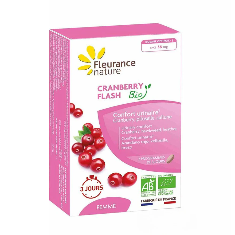 Cranberry Flash Eco Fleurance Nature 14 Comprimidos