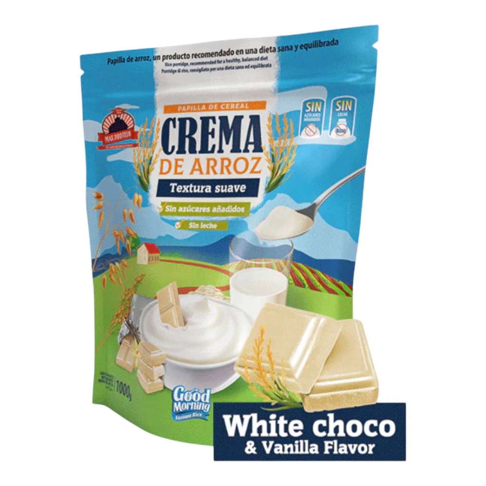 Crema De Arroz 1 Kg Chocolate Blanco - Vainilla