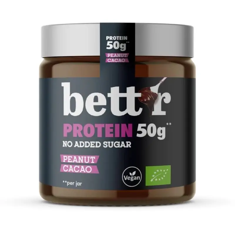Crema De Cacao Y Cacahuete High Protein Bett'r 250g Bio