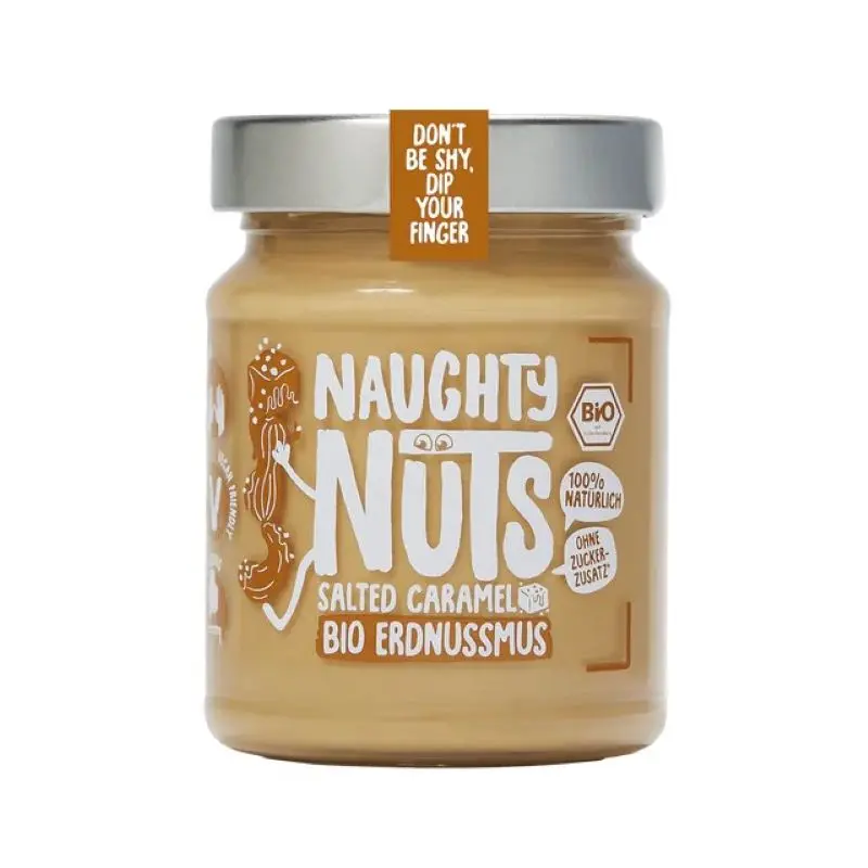Crema De Caramelo Salado Naughty Nuts 250g Bio