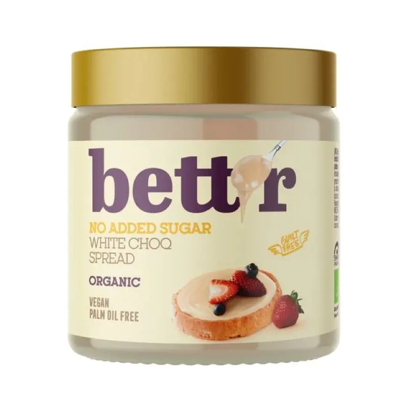 Crema De Chocolate Blanco Sin Azúcar Bett'r 250g Bio