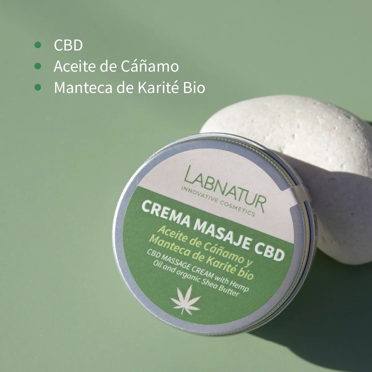 Crema De Masaje CBD Labnatur 100 ml | Cuidado Corporal | Hidratante | Confort Cutáneo - Image 2