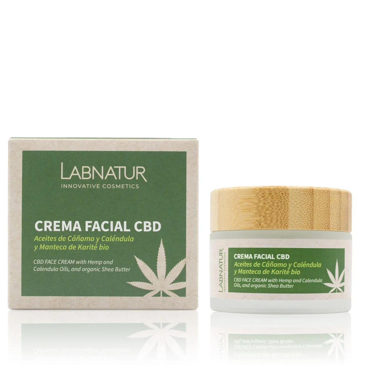 Crema Facial Cbd Labnatur 50 Ml | Hidratante | Calmante | Cuidado Facial Diario