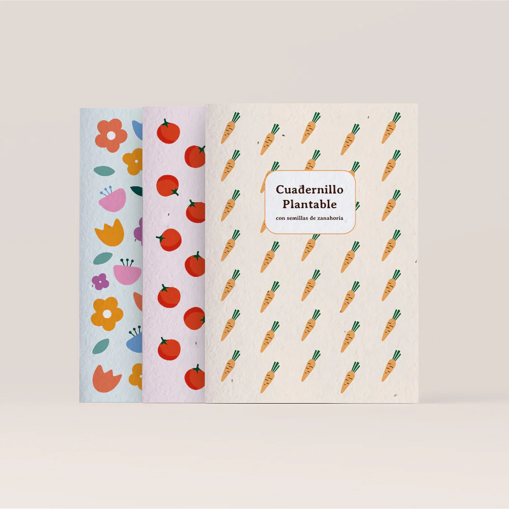 Cuaderno Plantable A5 Con Semillas De Tomate | Escribe, Planta Y Hazlo Florecer | Detalle Original - Image 4