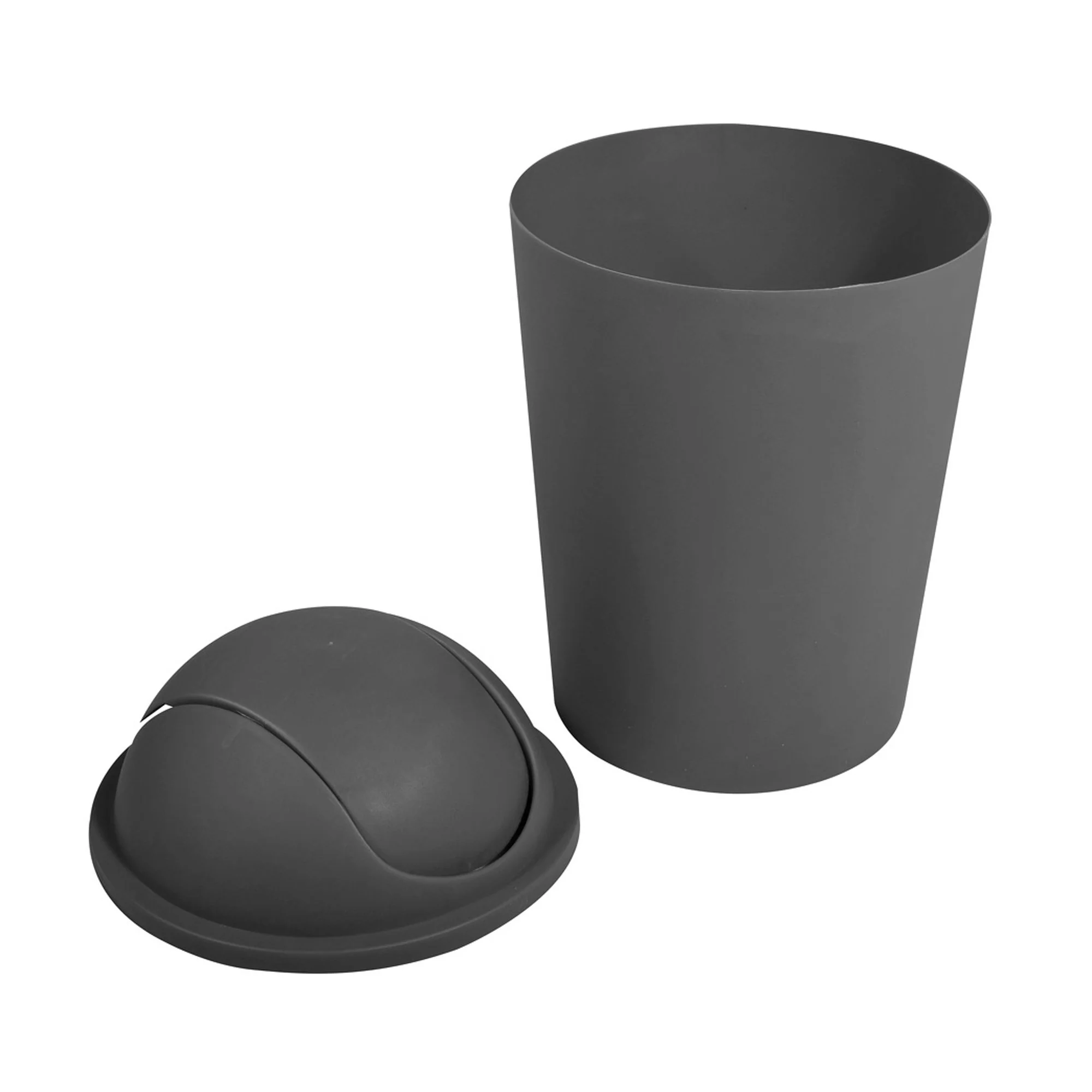 Cubo De Basura ako 5,5l Con Tapa Abatible Gris - Image 2