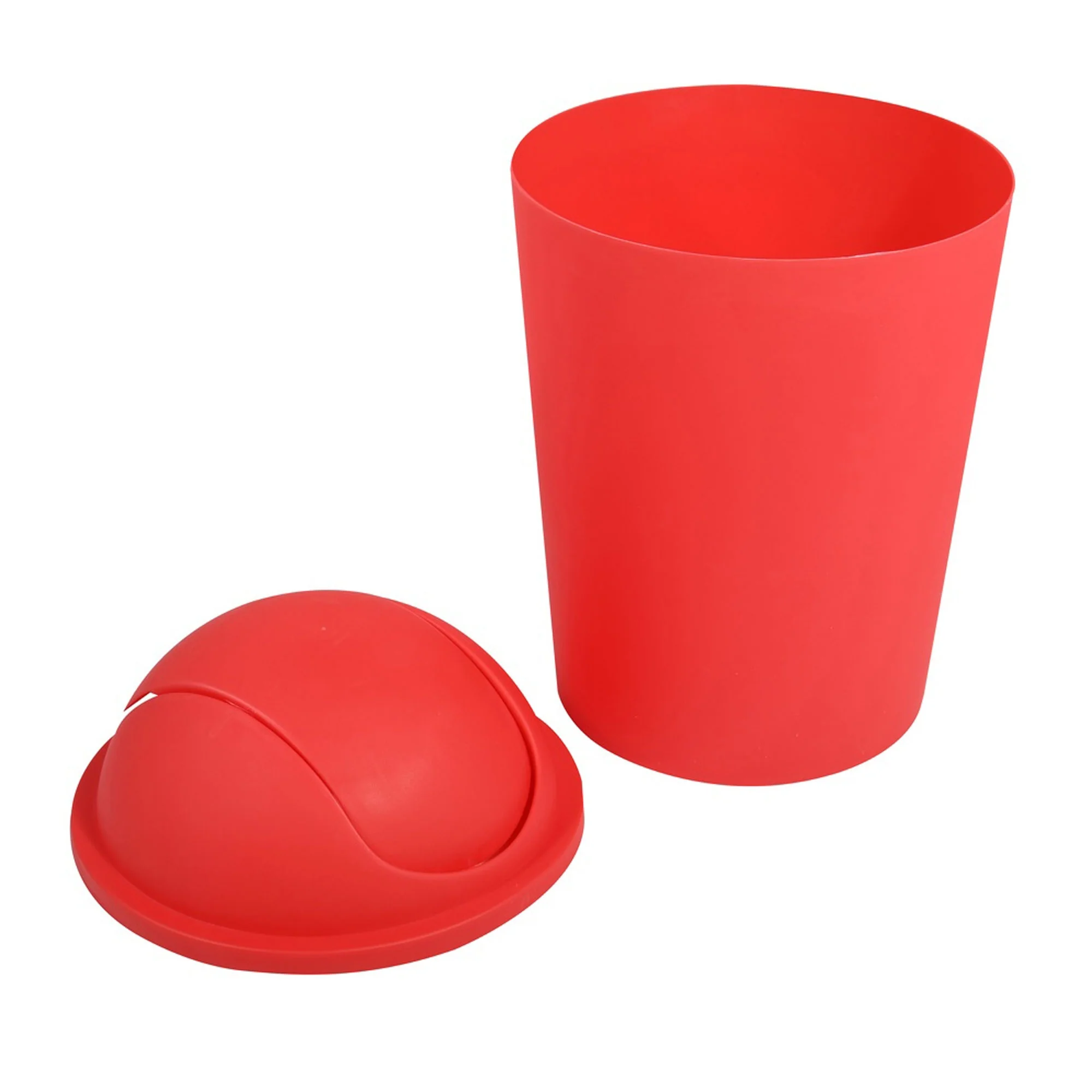 Cubo De Basura ako 5,5l Con Tapa Abatible Roja - Image 4