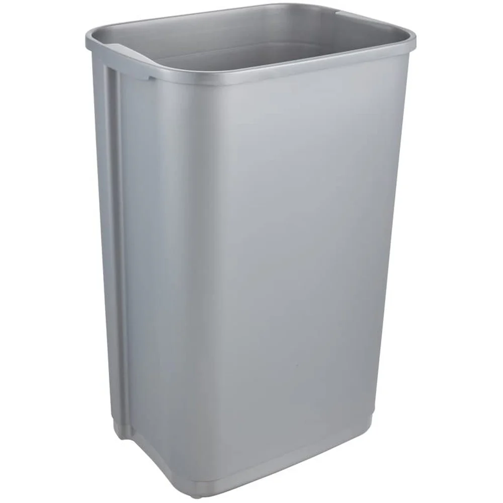 Cubo De Basura Con Tapa Deslizante, 50 L, Rasmus, Plateado - Image 3